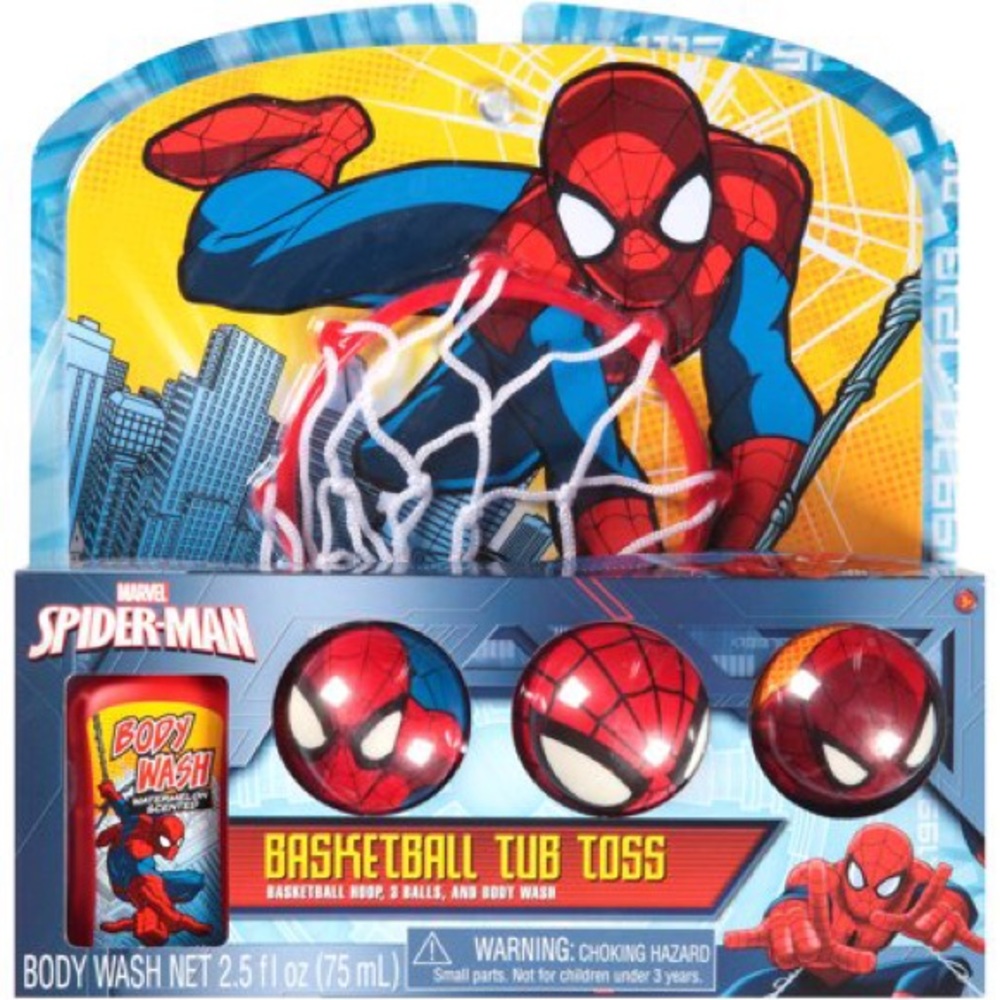 Spider-Man Tub Toss Game!